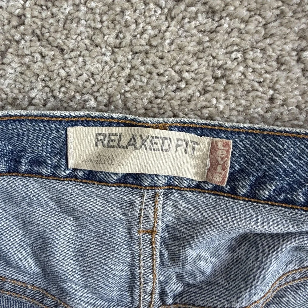 Y2K Levis 550 Jeans Mens 35x32 Medium Wash Blue Denim Regular Straight Pants